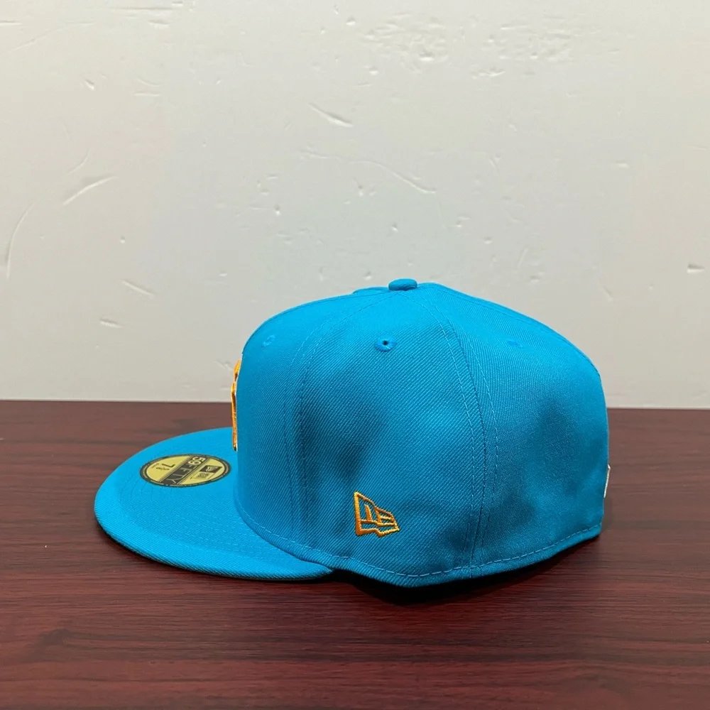 New Era, 59Fifty Fitted Hat, New York Yankees, Blue & Orange - Picture 4 of 10